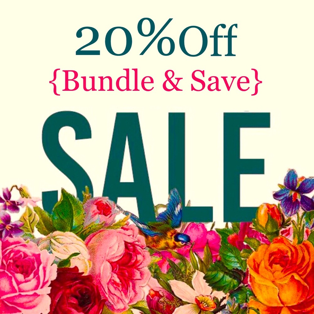 🛍 20% OFF {BUNDLE & SAVE} SALE!! 🛍